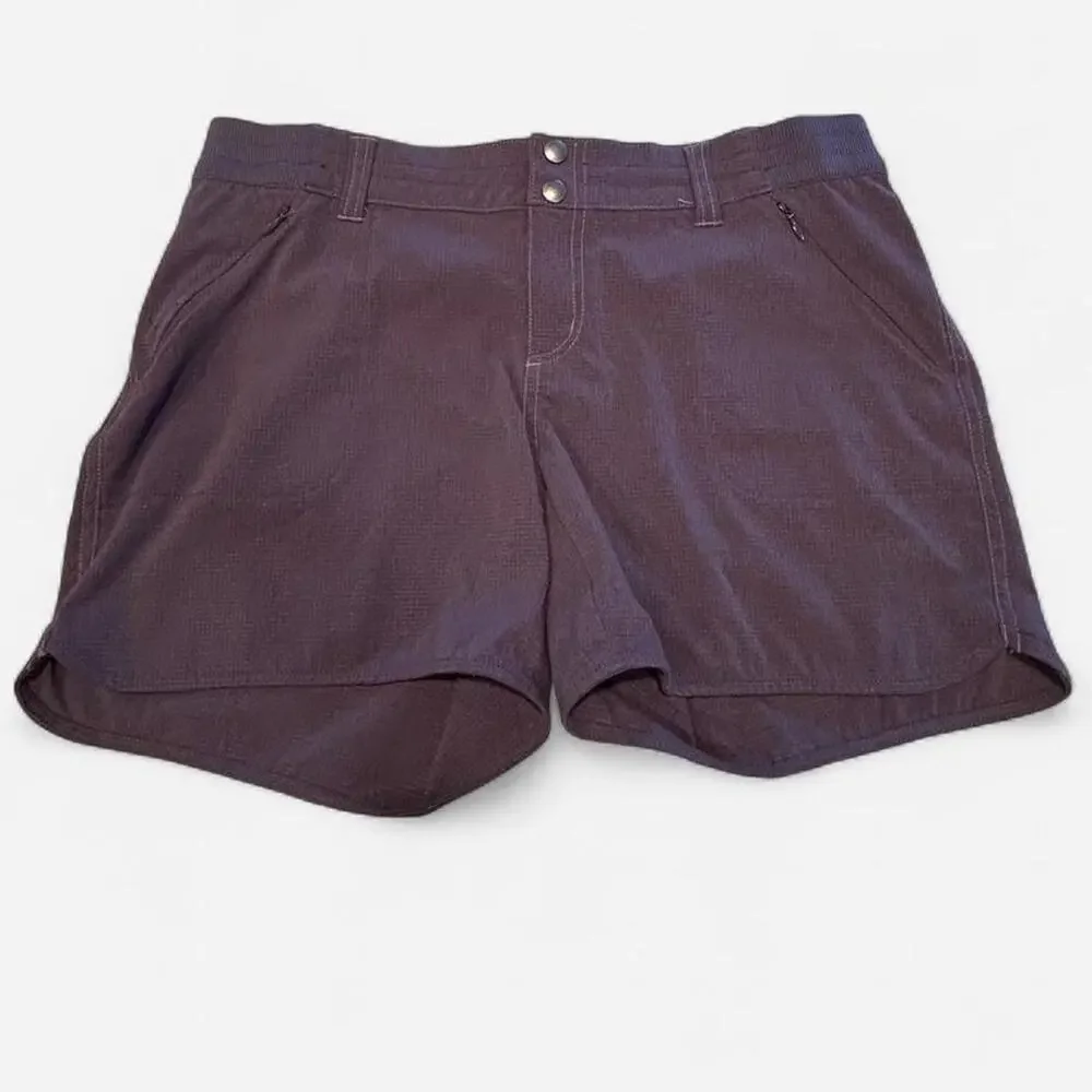 Kuhl Trekr Hiking Shorts Women's Size 8 Gray Charcoal Performance Utility